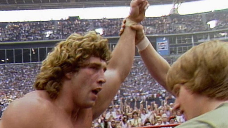 Kerry Von Erich after beating Ric Flair