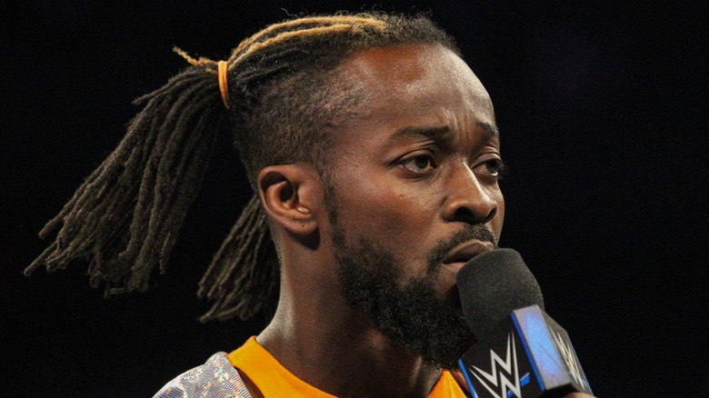 Kofi Kingston microphone