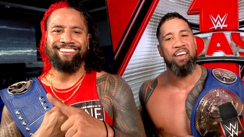 The Usos, before the dark times, before the video game ratings