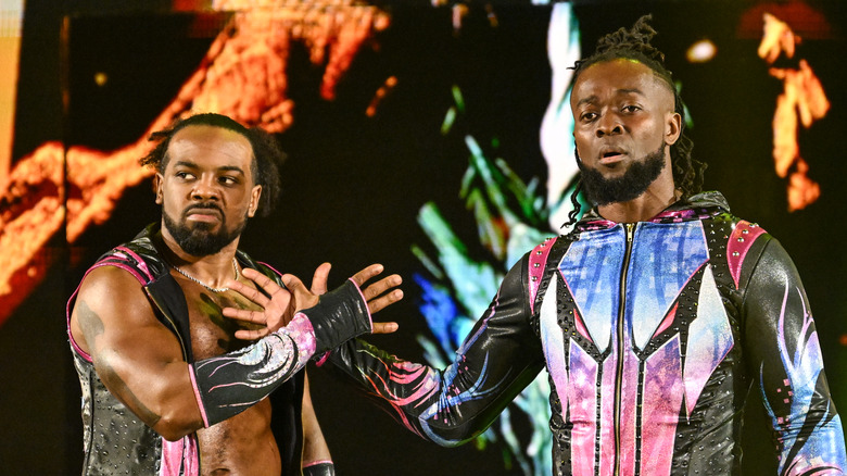 Xavier Woods and Kofi Kingston on Raw