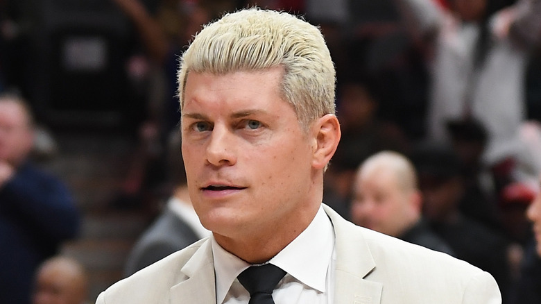 Cody Rhodes smiles