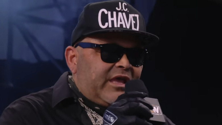 Konnan cutting a promo