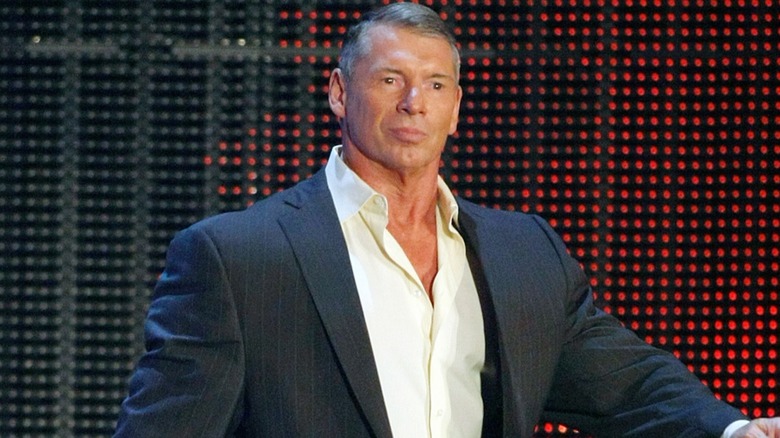 Vince McMahon walking