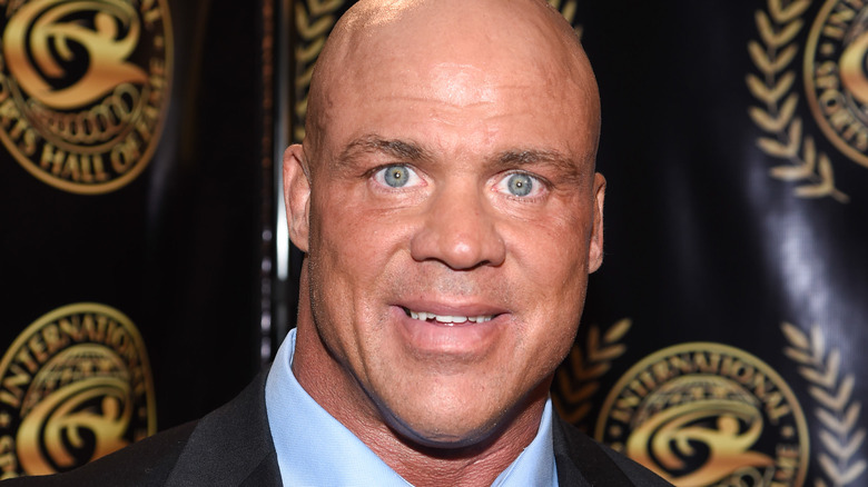 Kurt Angle smiling