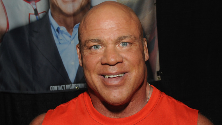 Kurt Angle attends the New Jersey Horror Con 2019