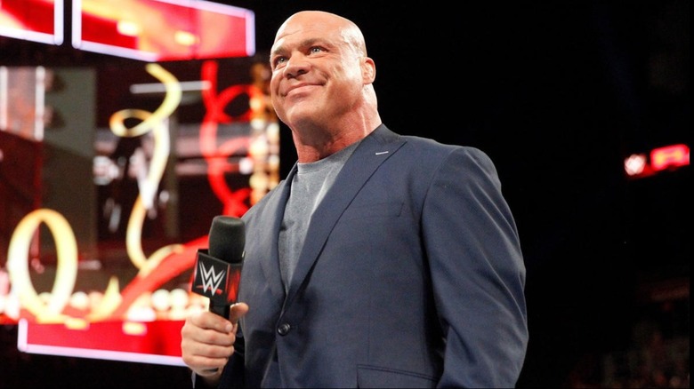 Kurt Angle smiling