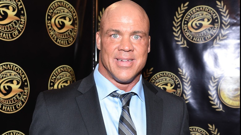 Kurt Angle smiling