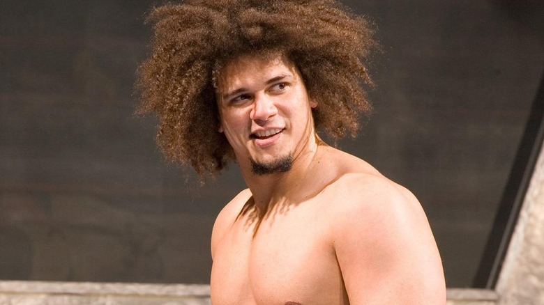 Carlito smirks in the ring