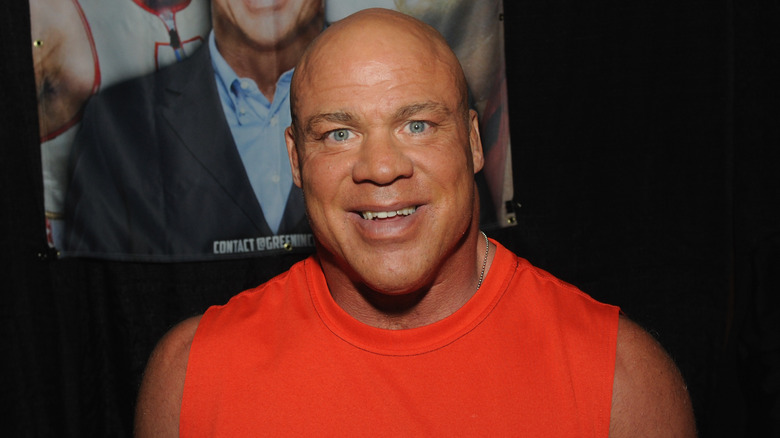 Kurt Angle smiling