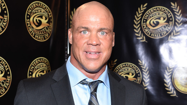 Kurt Angle at the International Sports Hall of Fame