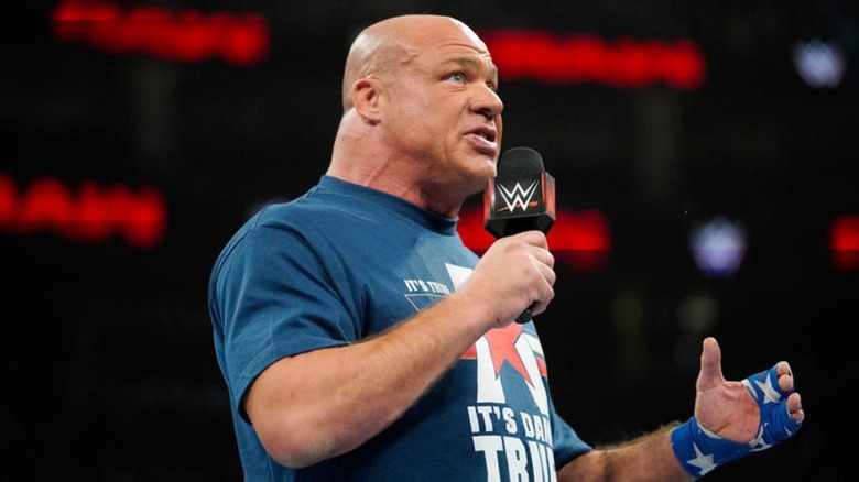 Kurt Angle speaking