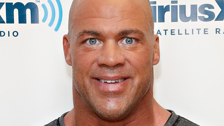 Kurt Angle smiling