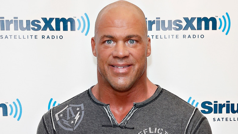 Kurt Angle smiling