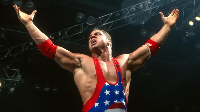 Kurt Angle posing