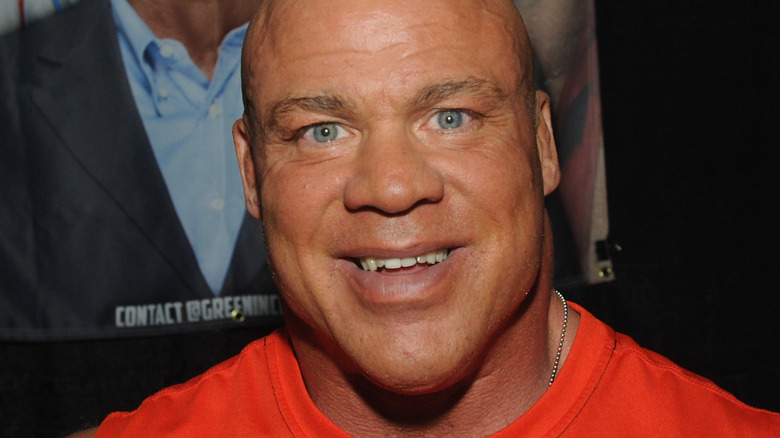 Kurt Angle smiling