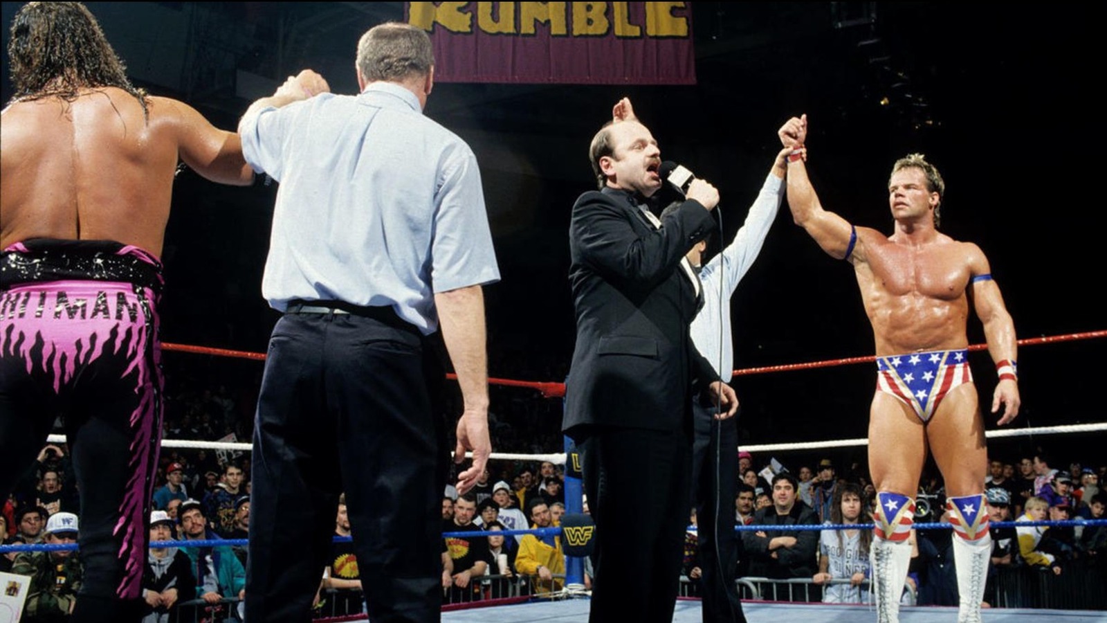 Lex Luger Recalls Bret Hart Protecting Him At WWE Royal Rumble 1994