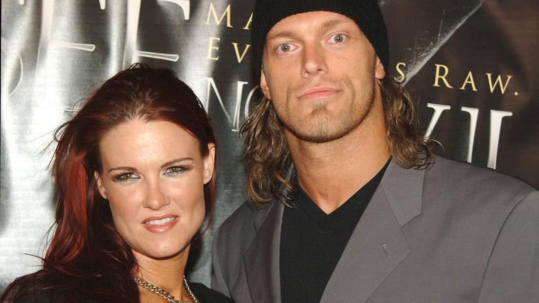 lita and edge posing