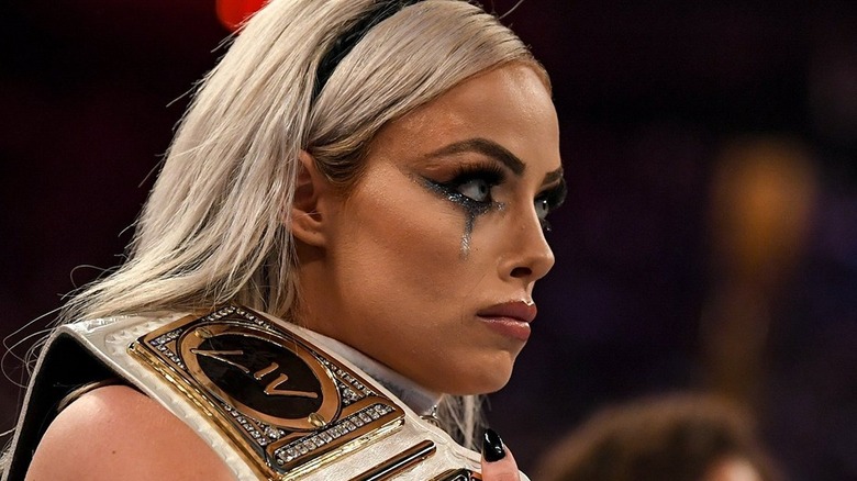 Liv Morgan stares