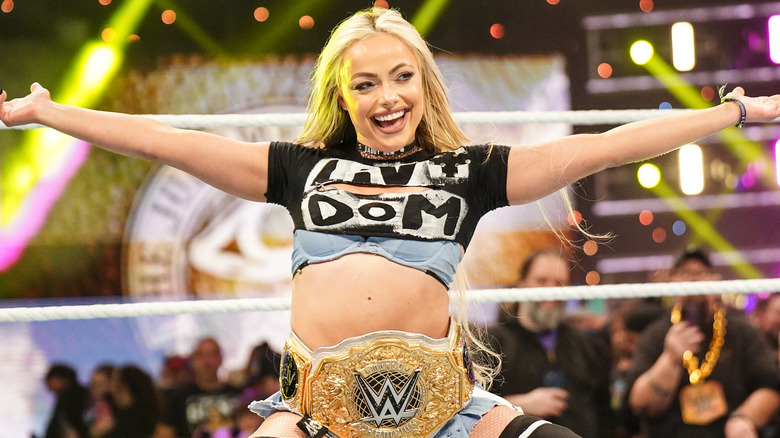 Liv Morgan smiling