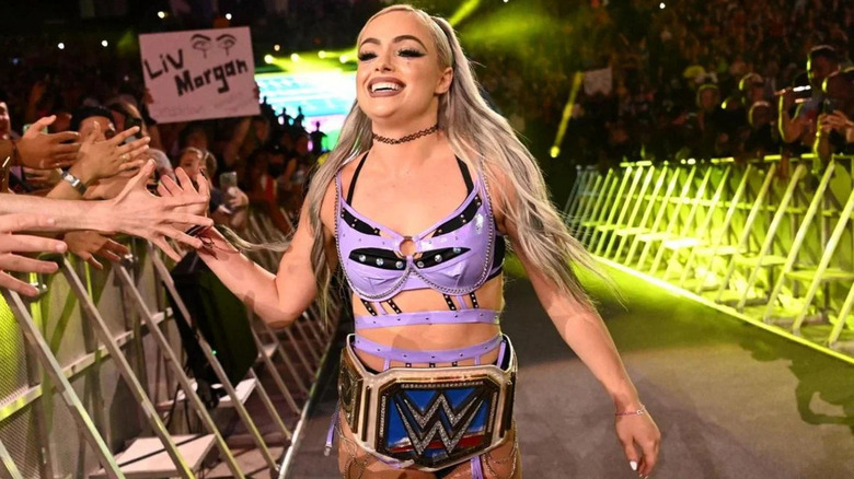 Liv Morgan smiling