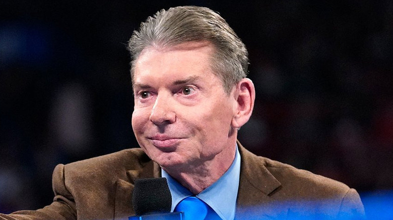 Vince McMahon looking away