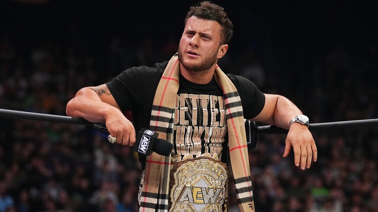 MJF Looks On During AEW Dynamite