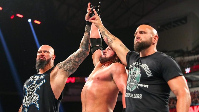 Luke Gallows, AJ Styles, and Karl Anderson of The OC