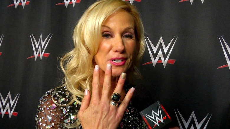 Madusa poses with her HOF ring 