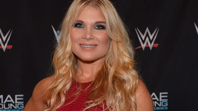 Beth Phoenix smiling at an event