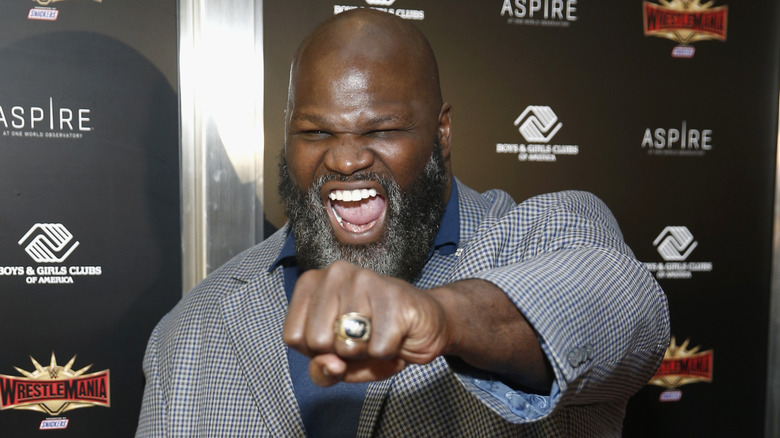 WWE Superstar Mark Henry smiling