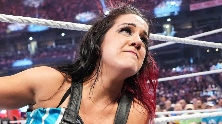 Bayley after winning the Royal Rumble