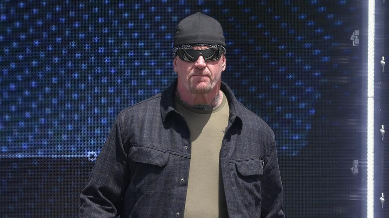 The Undertaker on-stage