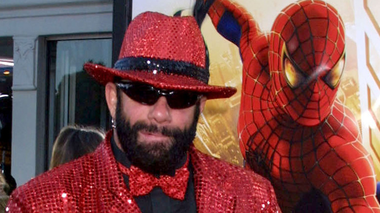 Randy Savage at Spider-Man premiere