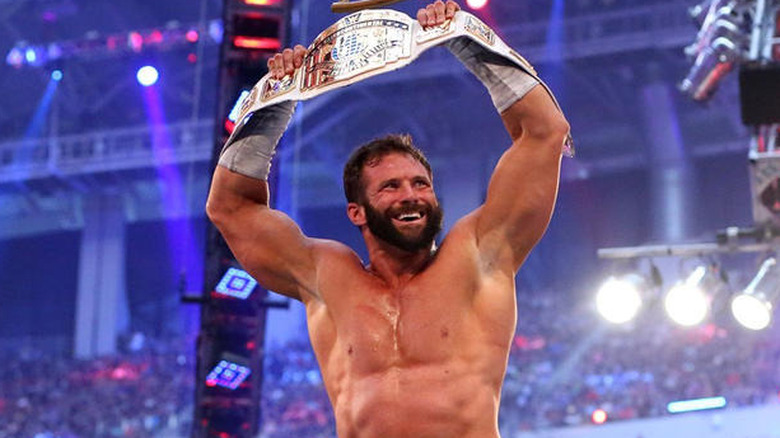 Zack Ryder celebrating