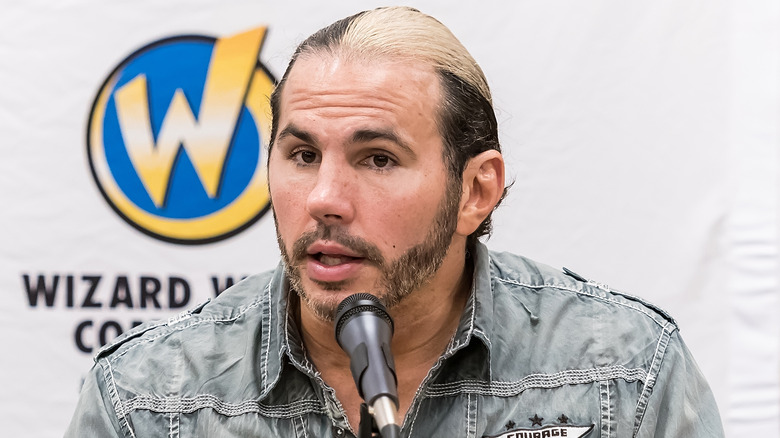 Matt Hardy speaking