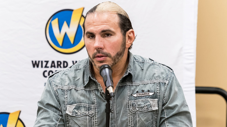 Matt Hardy sitting