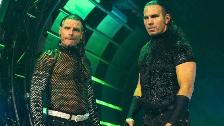 Jeff and Matt Hardy standing