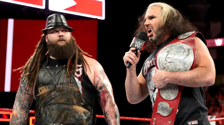 Bray Wyatt and "Woken" Matt Hardy in WWE