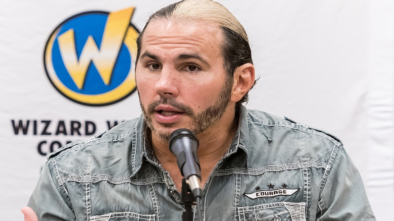 Professional wrestler Matt Hardy of WWE The Hardy Boyz attends Wizard World Comic Con Philadelphia 2017 - Day 1 at Pennsylvania Convention Center on June 1, 2017 in Philadelphia, Pennsylvania.