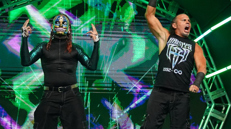 Jeff and Matt Hardy standing