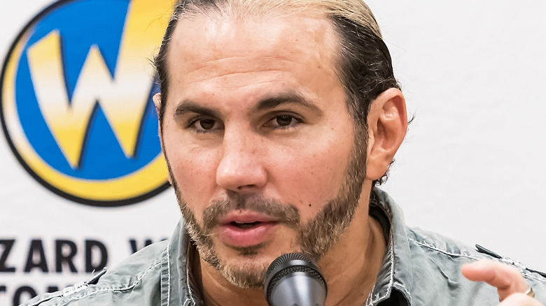 Matt Hardy speaking