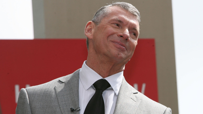 Vince McMahon smiling