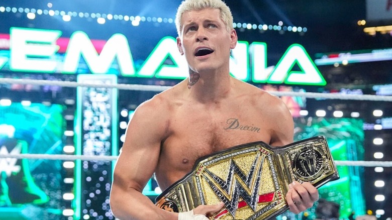 Current WWE Champion Cody Rhodes at number one