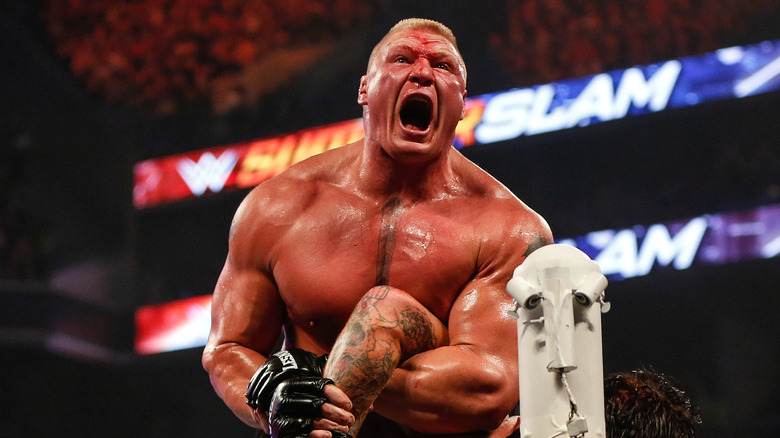 Brock Lesnar wrestling