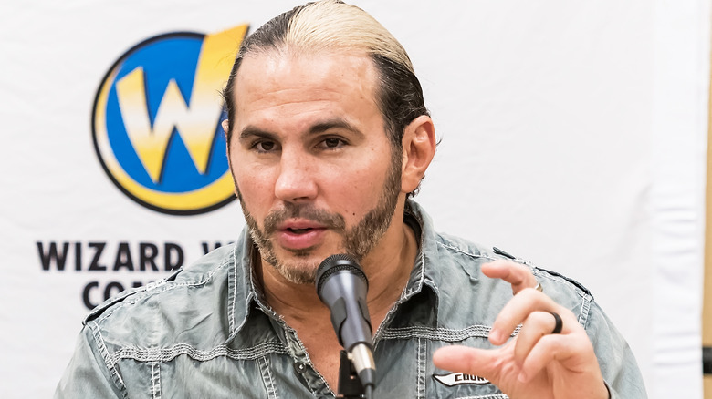 Matt Hardy speaking 