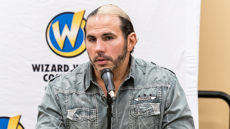 Matt Hardy speaking