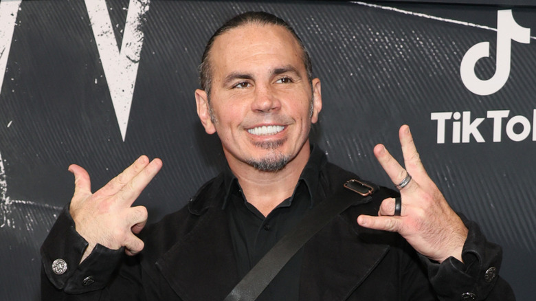 Matt Hardy attending the world premier of "The Crow," 2024