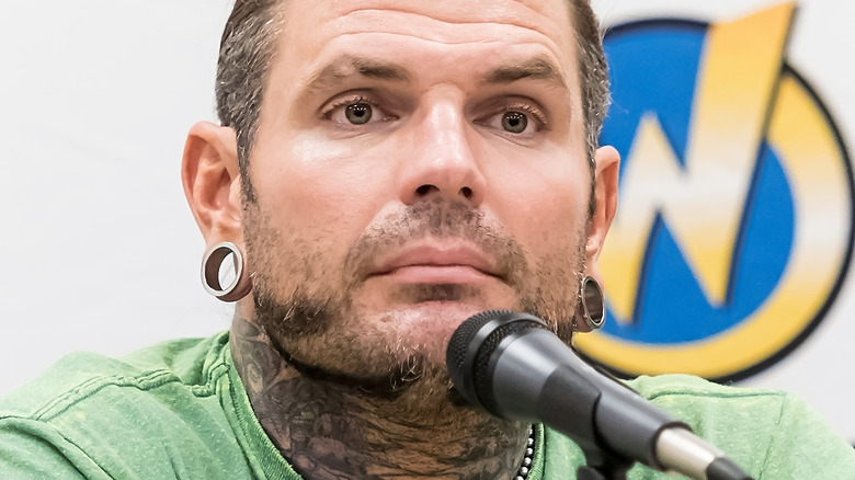 Jeff Hardy looks on