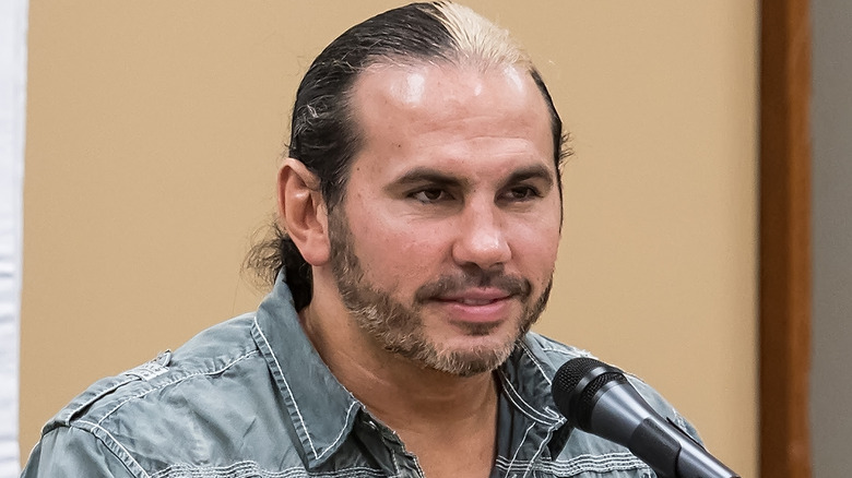 Matt Hardy looking bored