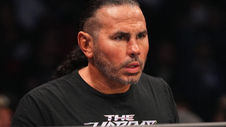 Matt Hardy looks away